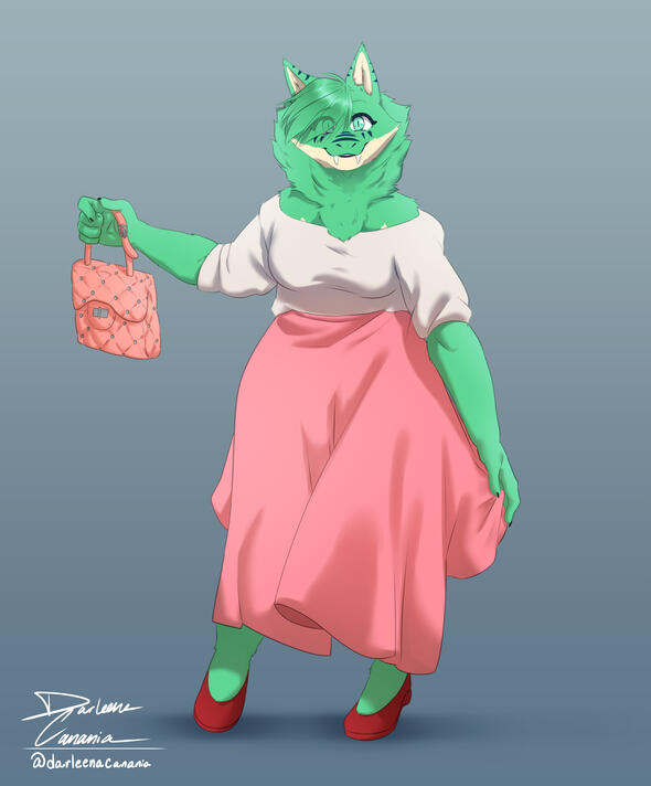 Full-body with color