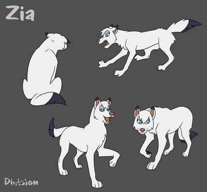 Zia Character Model Sheet