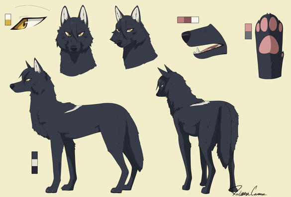 Luna Model Sheet