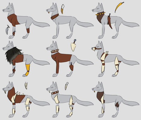 Warrior Outfits Concept Art