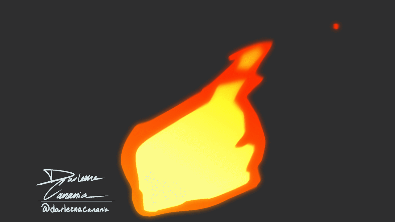 Fire Animation Practice (Clip Studio) | darleenacananiabusiness@gmail.com